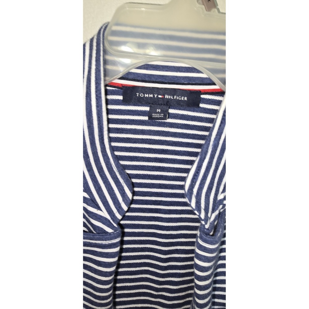 Tommy Hilfiger Nautical Cardigan Womens Size Medium M Navy Blue Knitted Colonial - Picture 5 of 6